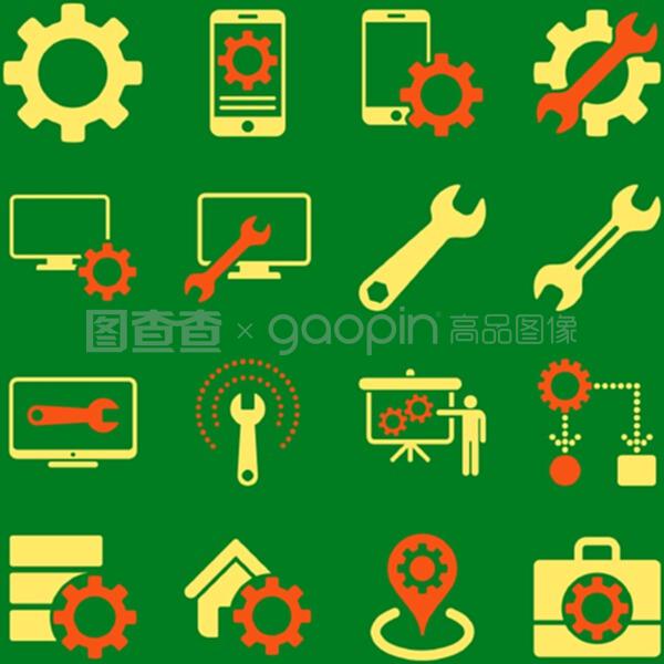 选项与服务工具图标集在现代信息服务业务中的应用与设计